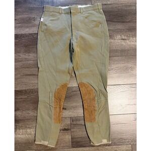 The Tailored Sportsman English Riding Breeches Tan Suede USA Size 31